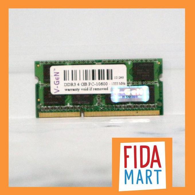Memory V-Gen DDR 3 4GB PC-10600