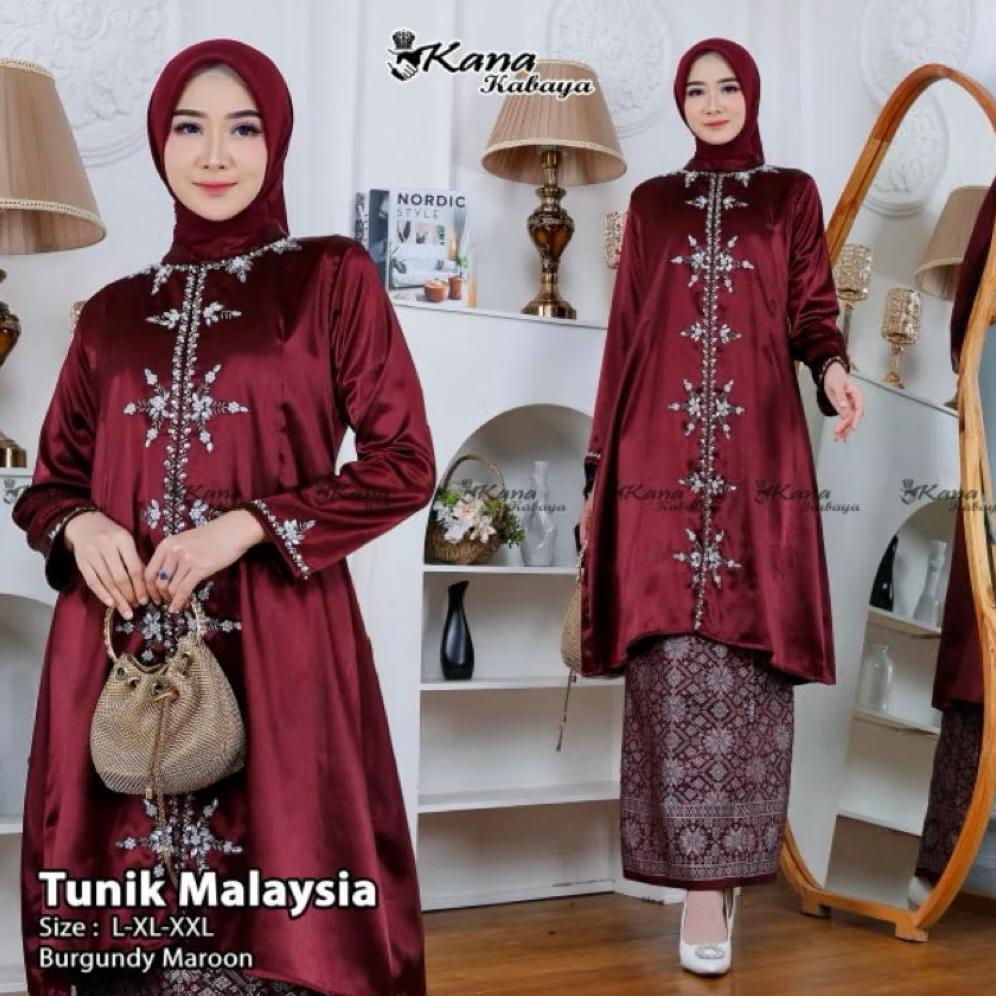 BAJU KURUNG MELAYU PAYET TRADISIONAL// TUNIK MELAYU MALAYSIA // TUNIK BUSUI PAYET // TUNIK PAYET  //