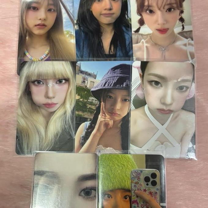 [READY] OFFICIAL PHOTOCARD HANZOOM HAERIN MINJI KARINA CIMOL SG24 HANNI BUCKET IPHONE WINTER MELET S
