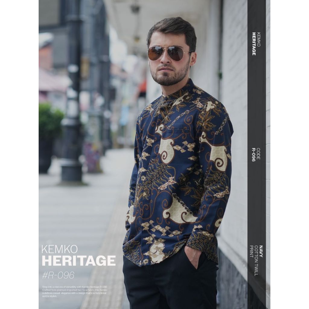 Samase Koko Batik R096 Kemko Formal Lengan Panjang