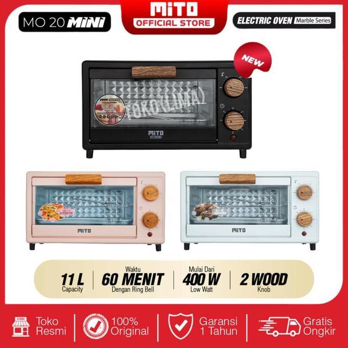 Oven Mini Mito MO 20 Kapasitas 11 Liter Oven Mito Oven Kecil Listrik