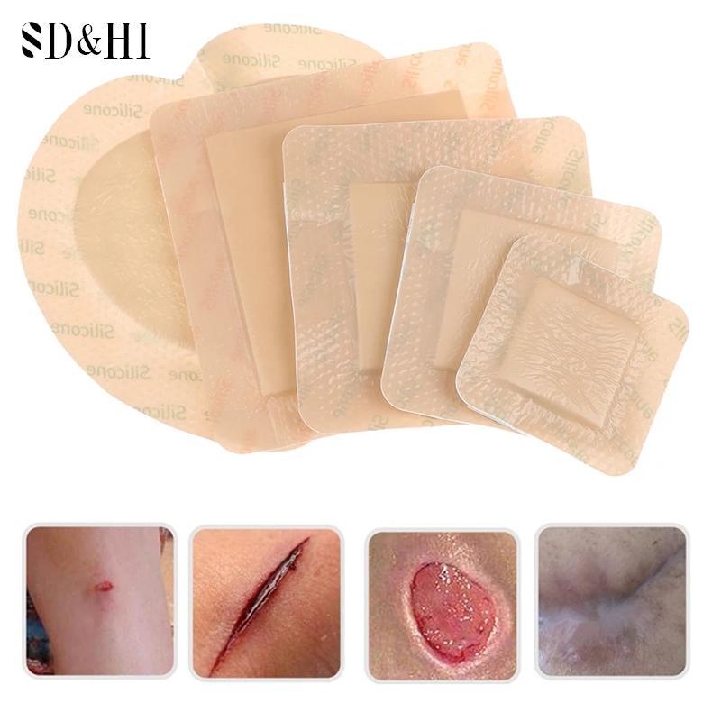 5Sizes Hydrocolloid Adhesive Dressing Wound Dressing Sterile Bedsore Healing Pad Patch Wound Care