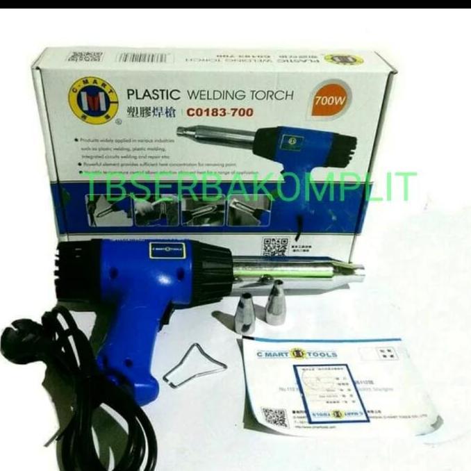 Alat Las Plastik 700 watt PVC PP PE HDPE ABS Plastic Welding Gun 700W