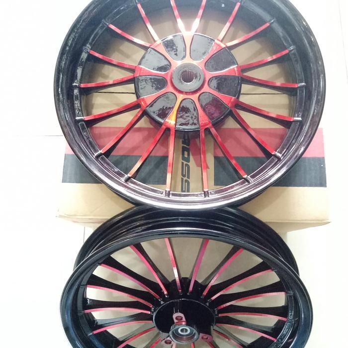 Ready VELG ROSSI TAPAK LEBAR MOTOR YAMAHA XEON UKURAN 215/250 RING 14