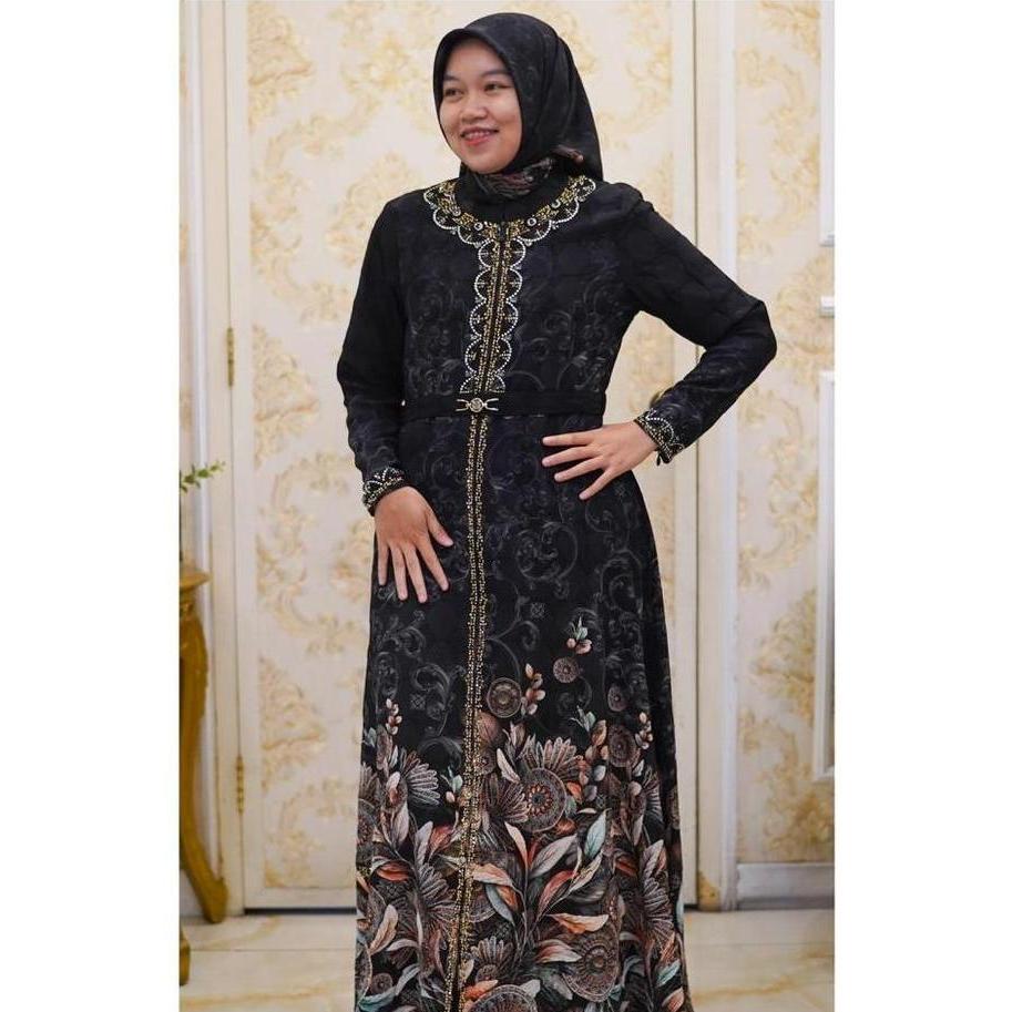 Diskon Hikmat Fashion Original A202532 Abaya Hikmat Noerbutikmuslim