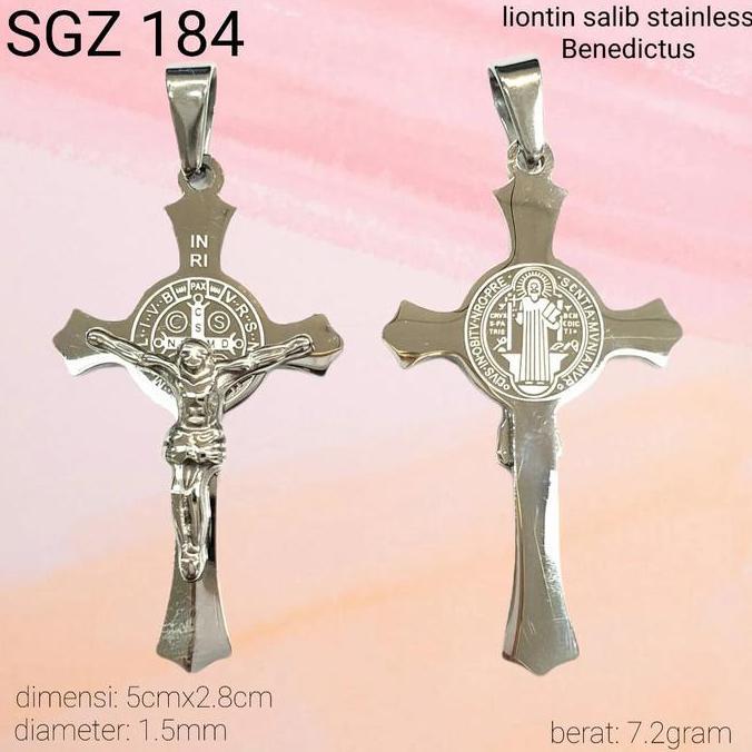 Redmegic- Salib Rosario Benediktus Titanium 5