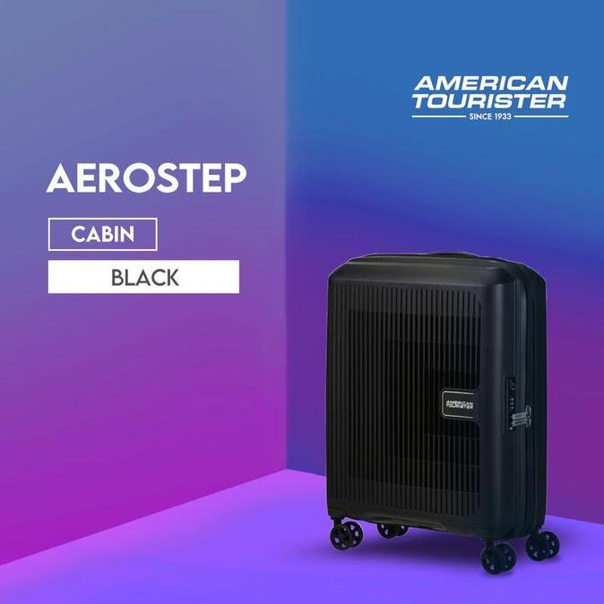 American Tourister Koper Hardcase Aerostep Cabin 20" - Black