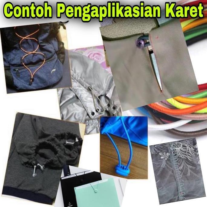 Redmegic- Brl 2,5Mm | Tali Karet String Sengkelit | Tali Karet Kancing Kebaya