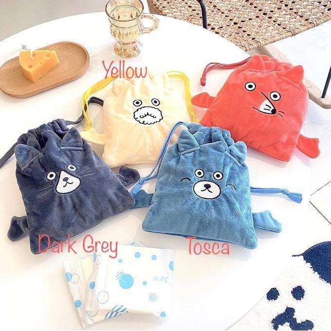 PANACHE Bentoy Cute Yoyo Drawstring Cosmetic Phone Pouch Kantong Serut