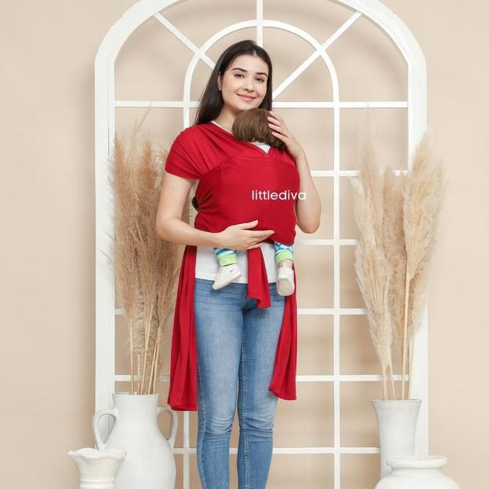 Geos Ring Gendongan Bayi Silang Selempang Baby Wrap carrier Sling Hipseat