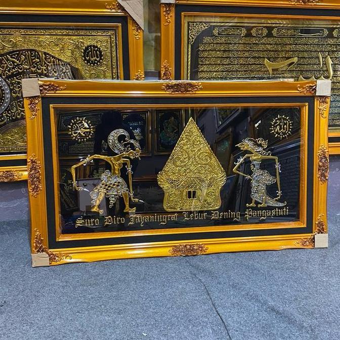 WAYANG WERKUDARA GUNUNGAN SRIKANDI Hiasan dinding KAR