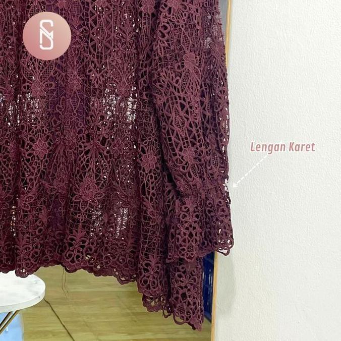 Myshawl Reva Outer Jumbo Outer Bigsize Outer Brukat Jumbo Atasan Jumbo Brukat Tille Motif Kasual Kon
