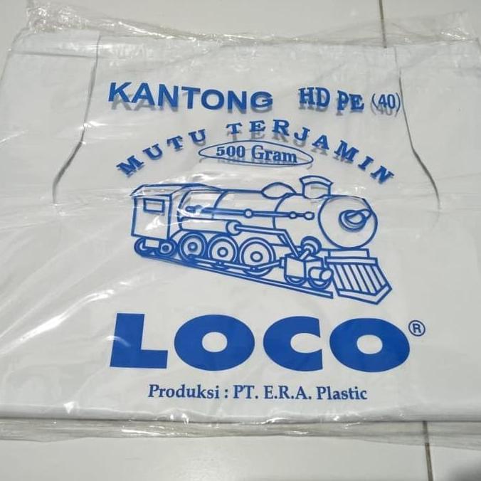 Yoiyouu- Kantong Plastik Kresek Hd Pe Putih / Plastik Packing Serbaguna 35X55/ 40X60