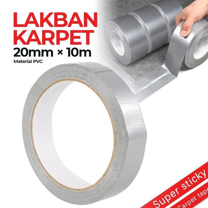 SANDGO Lakban Perekat Karpet Kain Tempel Lantai Anti Slip Super Kuat 10 Meter