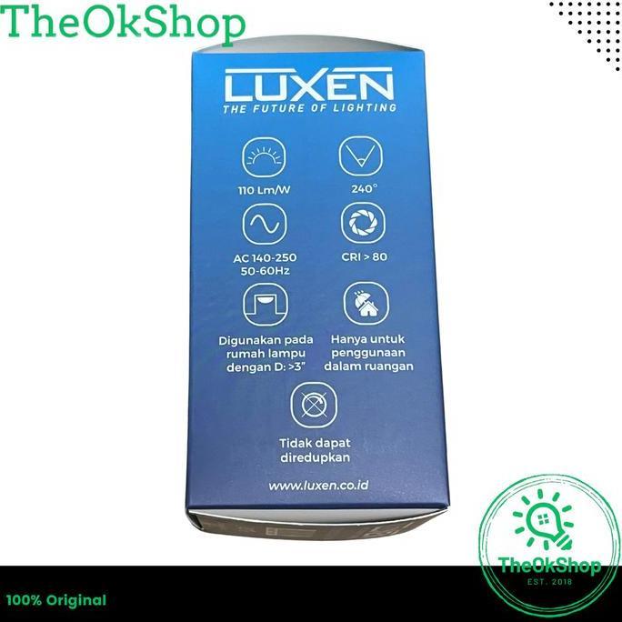 Lightflas- Luxen Led Bulb 15W Lampu Putih/Kuning 15 Watt