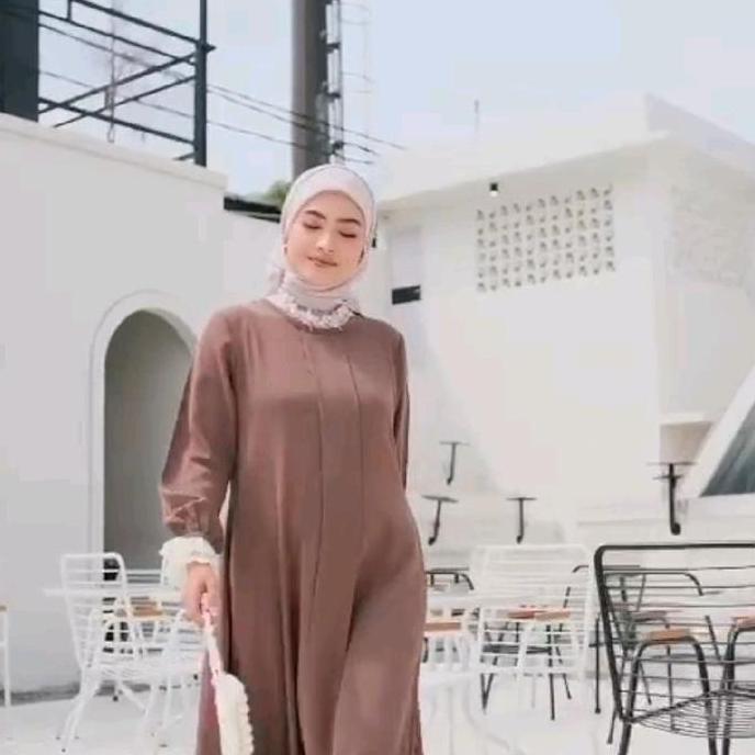 Diskon Gamis Darby/Dnl Ruxury .Bahan Marbela Polos