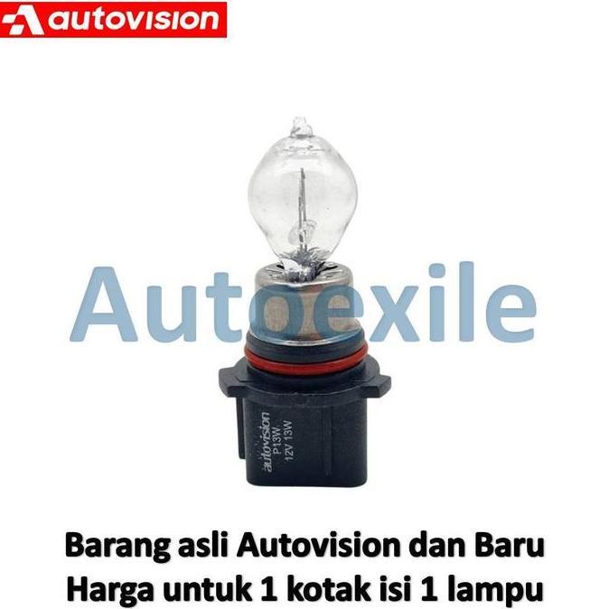 Autovision Super Beam Crystal Clear P13W 12V 13W PG18.5d-1 Original Kuning Standard Lampu Halogen Mo