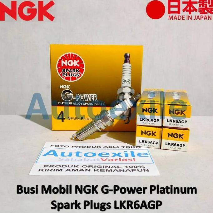 Busi Mobil NGK G-Power Platinum LKR6AGP Agya Ayla Sigra 1000cc Ignis