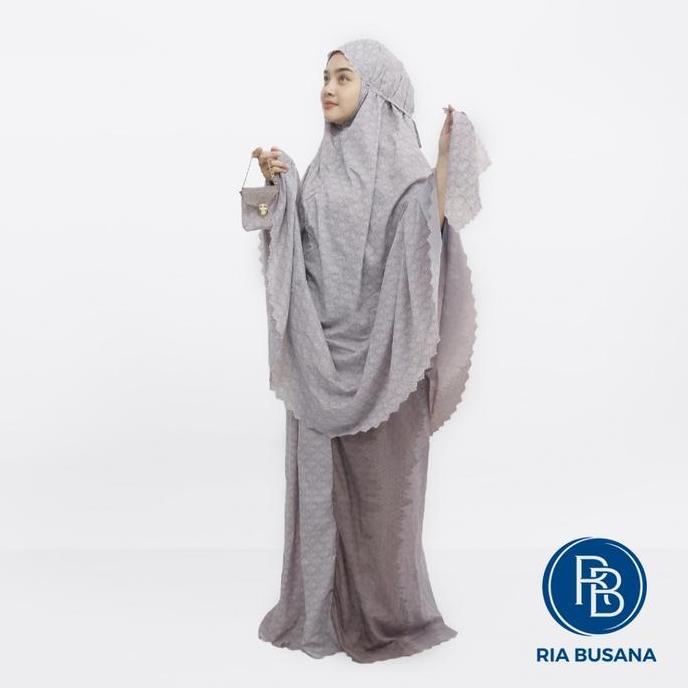 Miliki Ria Busana - Elnia - Mukena Traveling Mini Parachute Motif Abstrak Art.  Elya-Travelinglaser