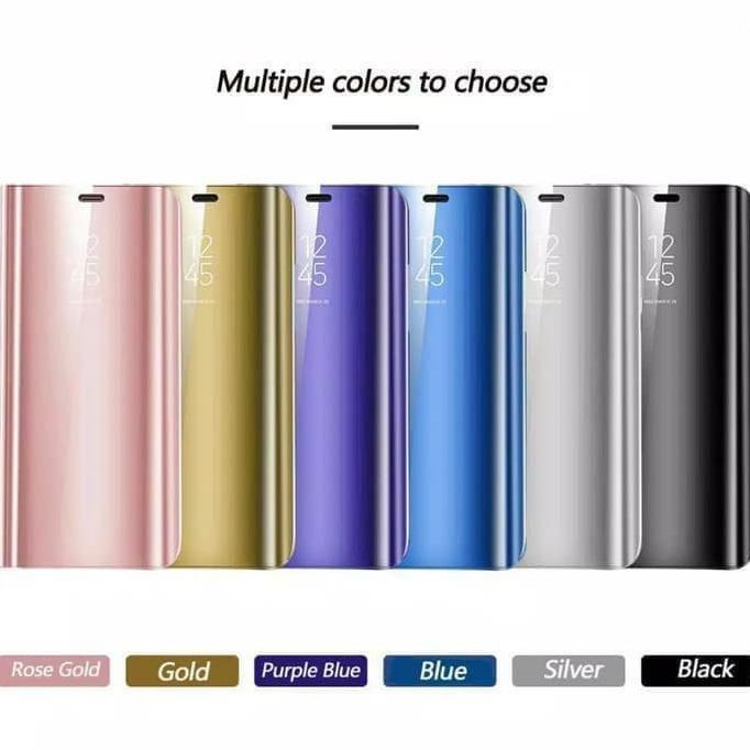 BESTPROMO Case OPPO A76 / A96 2022 / Oppo Reno 6 4G / Reno 6 5G Reno 5 4 3 Pro 2 2F Clear View Flip 