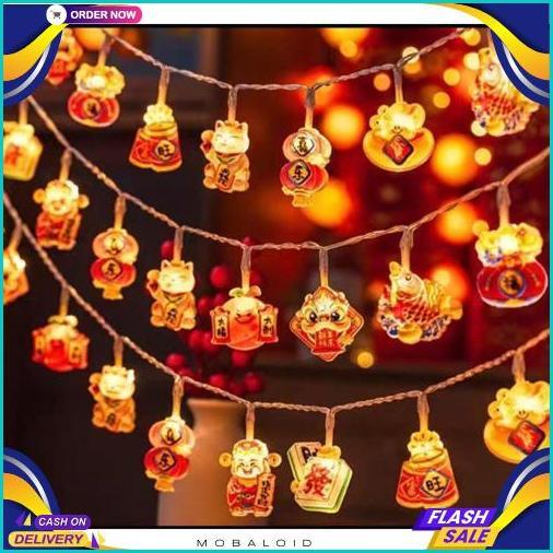 Lampion imlek Petasan Lampu LED Pohon Sakura 023