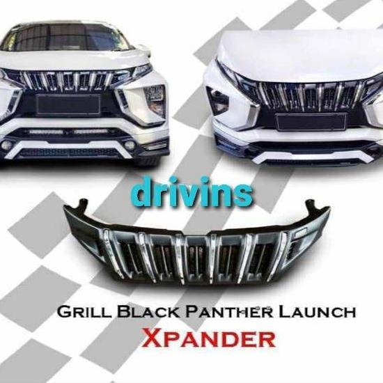 Grill Apollo Xpander Hitam Glossy Chrome / Sevencode