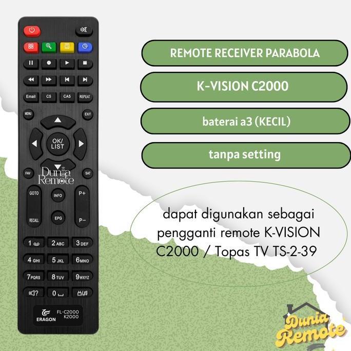 Remot / Remote Receiver Parabola TOPAS B0301 / K-vision BROMO C2000 / TOPAS / KVISION BROM