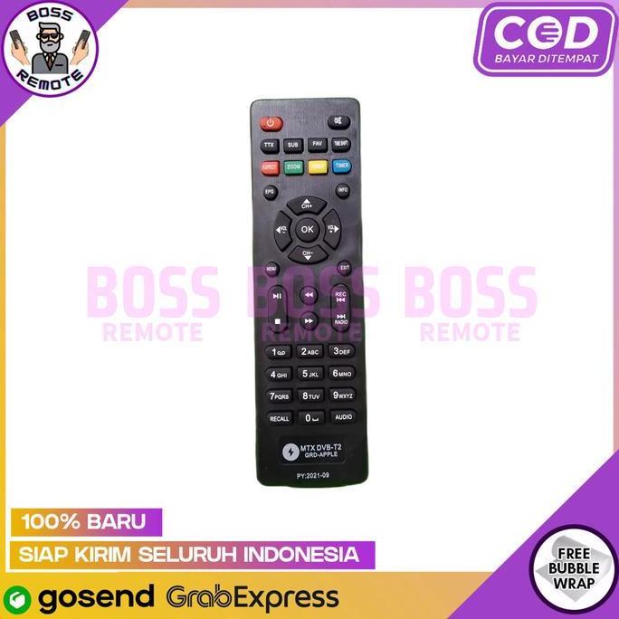 REMOTE STB MATRIX APPLE HD DVB-T2 MTX APPLE ORIGINAL