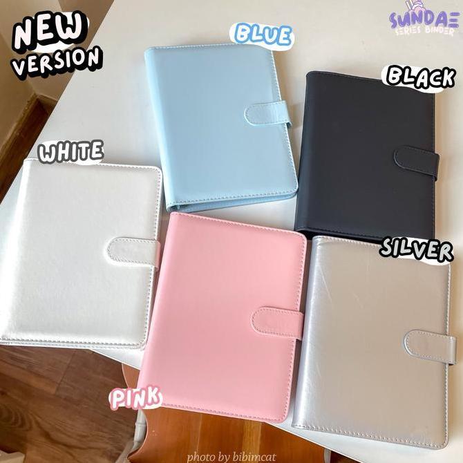 Dicdoc- Sundae - A5 Binder Leather Case / Binder Album Photocard Pc Pastel