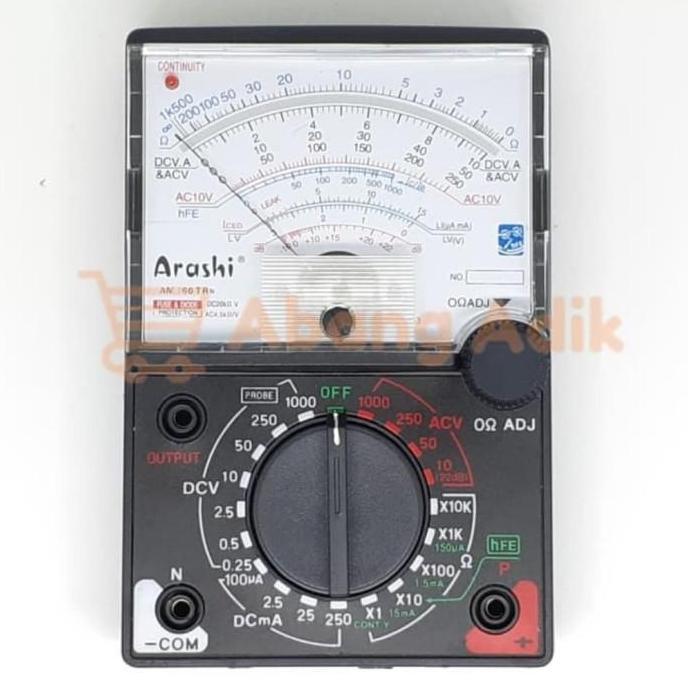 Multitester Analog AM 360 TRn / Multitester Manual ARASHI - SNI