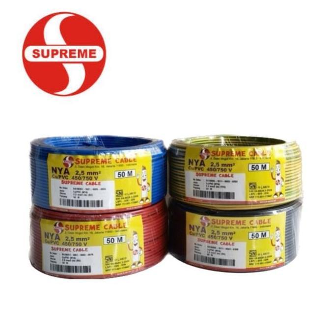 Kabel Listrik Nya 1 X 2.5Mm Supreme Tunggla Roll (50M )