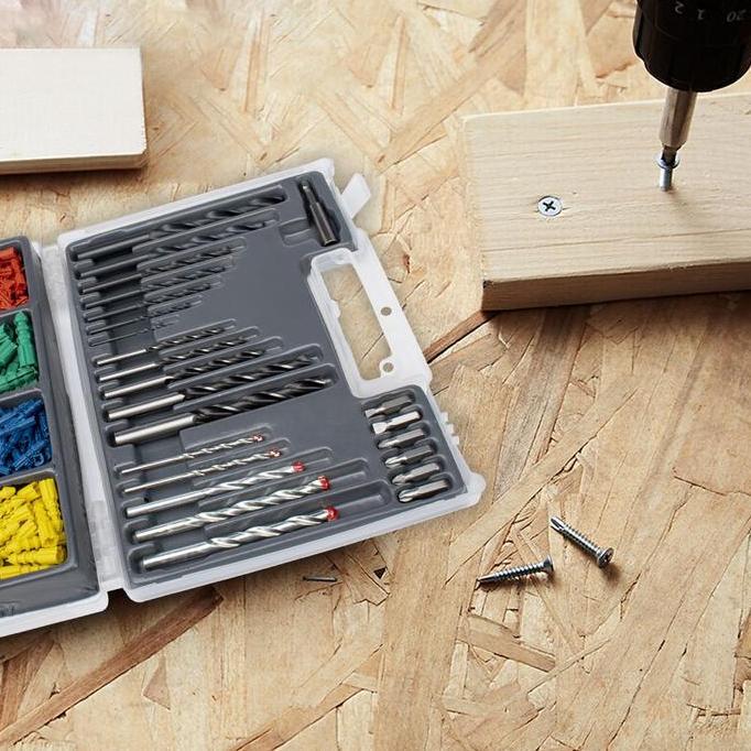 Superxx- J.Ld 300Set Mata Bor Multifungsi,Mata Bor Besi 7Pcs,Mata Bor Beton Tembok 5Pcs,Mata Bor Kay