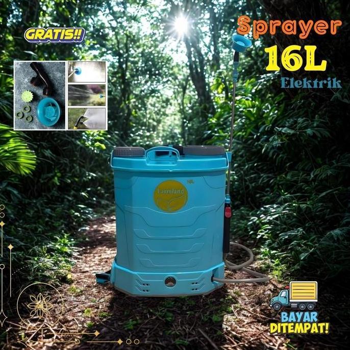 vrzukifazyah - sprayer elektrik 16 liter / sprayer penyemprot hama elektrik 16 liter / sprayer gendo