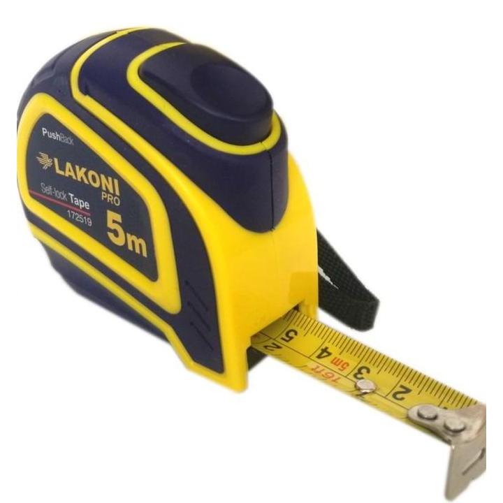LAKONI PRO Meteran Auto 5m x 19mm / Measuring Tape Self Lock 172519