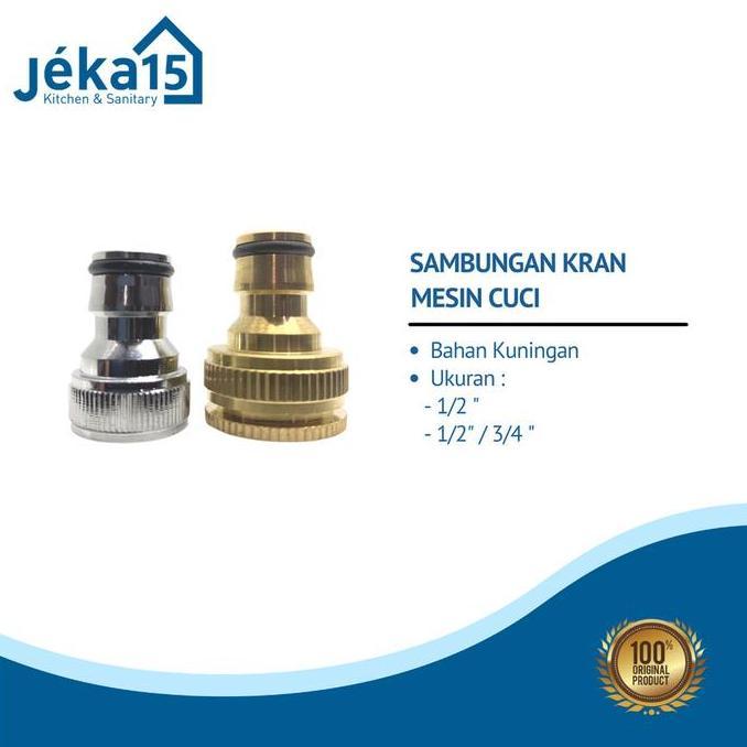 Sambungan Kran Mesin Cuci | Konektor Selang Mesin Cuci