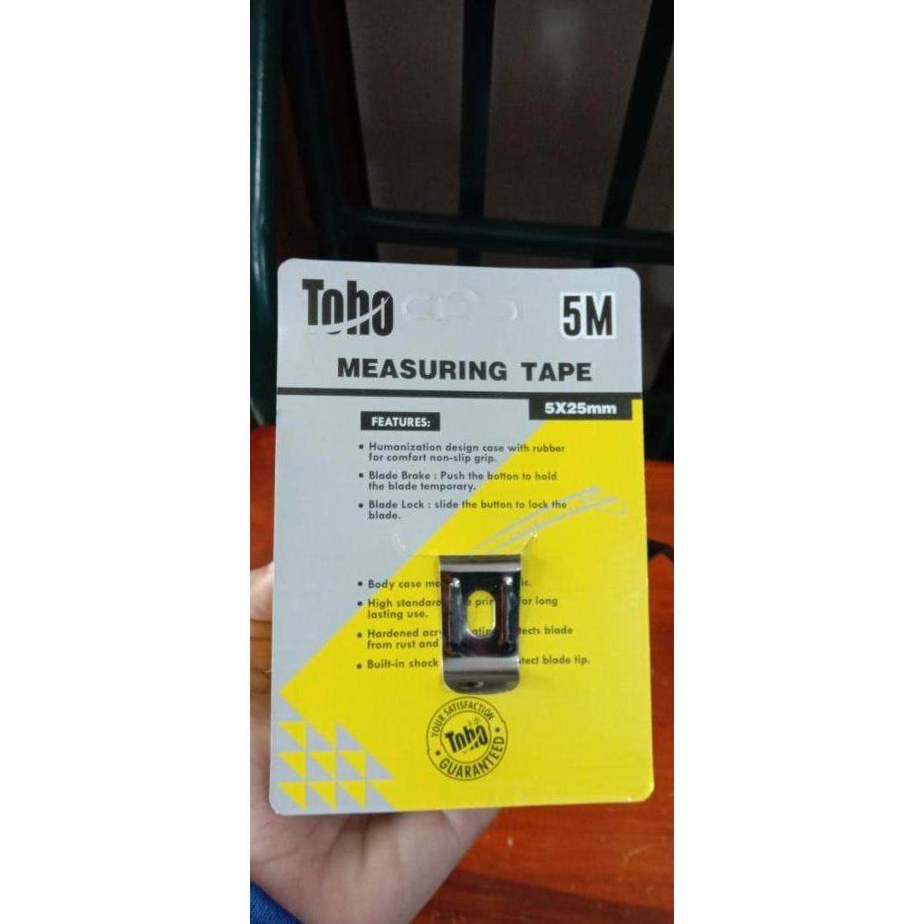 METERAN ROLL - TOHO MEASURING TAPE YELLOW 5 M, SURABAYA