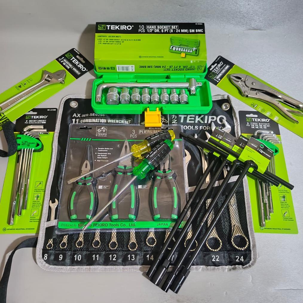 Kunci Tekiro 1 Set Lengkap Ori Komplit / Kunci Bengkel Murah /  Tool Box Set / Peralatan Bengkel Ful