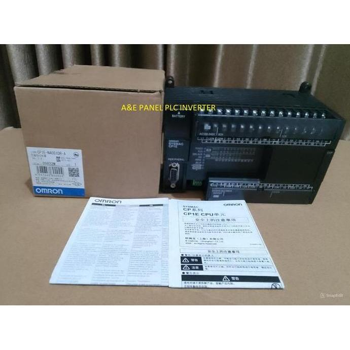 PLC OMRON CP1E-N40S1DR-A  CP1E N40S1DR A