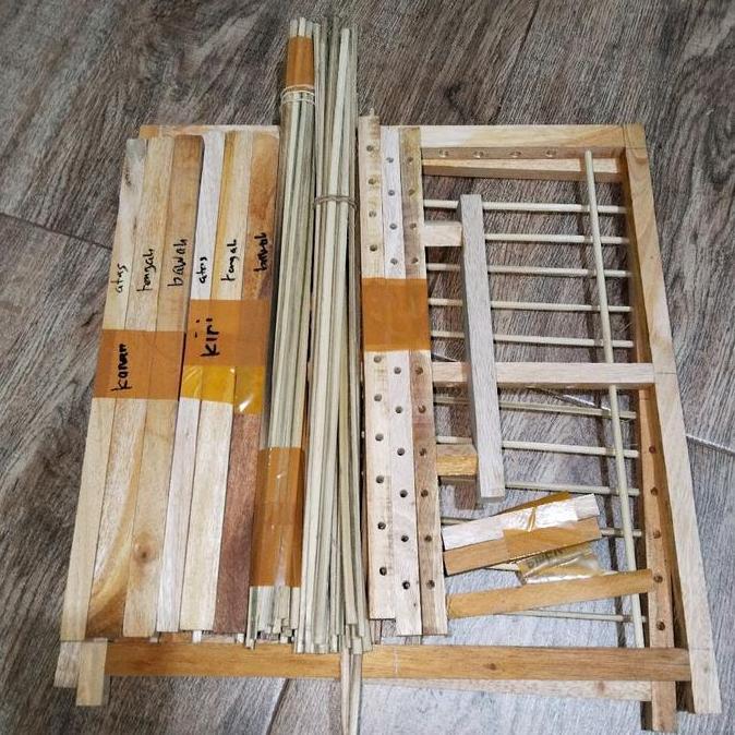 Willofbig- Ambrukan(Sj) Dongdang 1 Pasang 2 Pintu Model Belum Dirakit Jeruji Tidur/Berdiri Dondang K