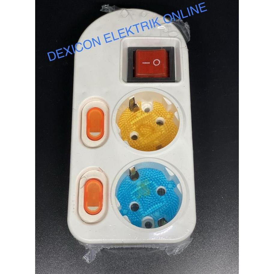 Nontizem- Stop Kontak Tanpa Kabel/Multipro/Terminal Colokan Listrik/Stop Kontak