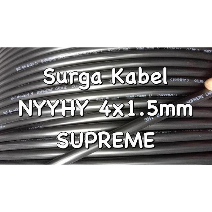 Nontizem- Nyyhy 4X1.5 Mm Supreme | Nyyhy 4 X 1.5 | Kabel Serabut 4X1.5 Meteran