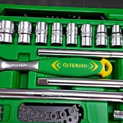 Kunci Shock Rachet set TEKIRO 24 pcs Tool Box Besar FULL SET 8 - 32 mm