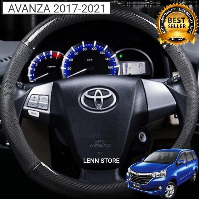 Cover Sarung Stir Carbon Mobil Toyota AVANZA 2017 2018 2019 2020 2021