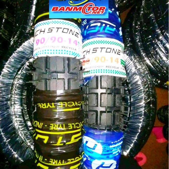 Termurah / Hot Sale Paket Hemat Sepasang Ban Montor Matic Trail 80/90-14 Dan 90/90-14 Ban Luar Ring 
