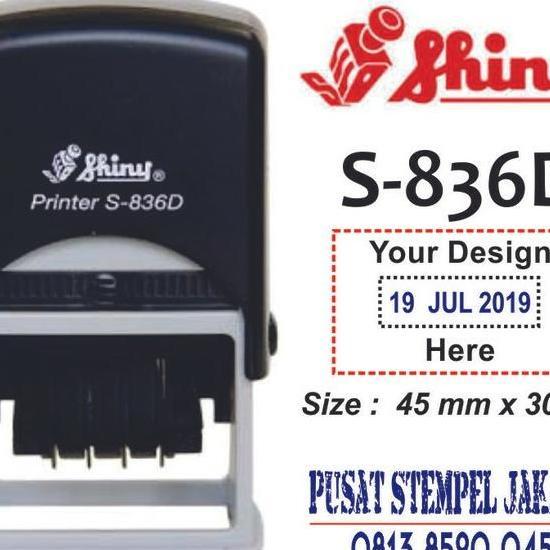Sandto- Stempel Tanggal Shiny S836D ( Tanggal )