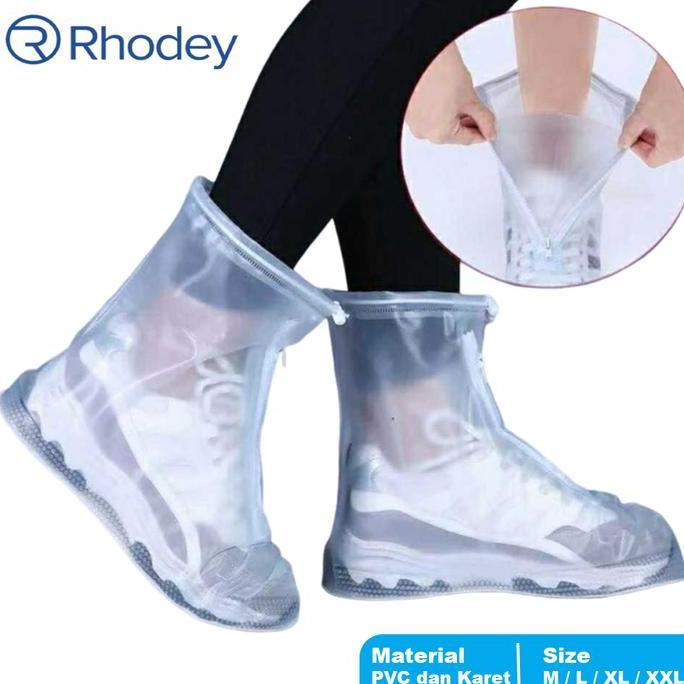 gabelans.clons - rhodey cover pelindung sepatu bening mantel jas hujan sepatu boot motor rain cover 