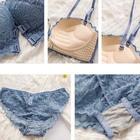 DR228 >> Bra Kancing/ pengait depan sexy busa tebal push up tanpa kawat Bh Kancing Dewasa  Seamless 