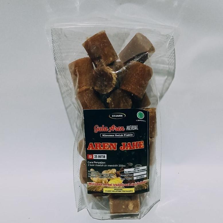 Gujahe | Gula Aren Jahe Isi 25 Butir | Minuman Herbal Tradisional Alami Khas Bantul Jogja Yogyakarta