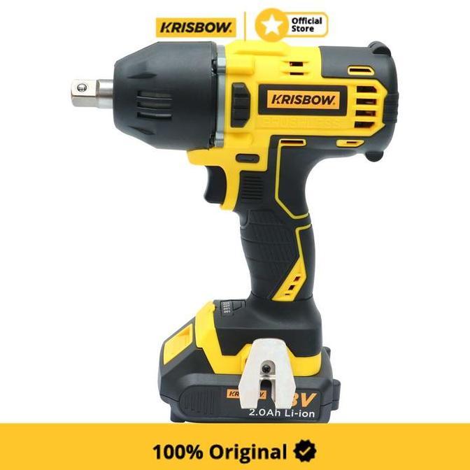 KRISBOW MESIN IMPACT WRENCH CORDLESS 18 V IRCIWB18