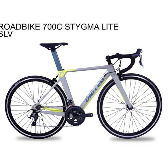 Terlaris {Promo Sale} Big Promo Sepeda Balap Roadbike 700C United Stygma Lite Carbon